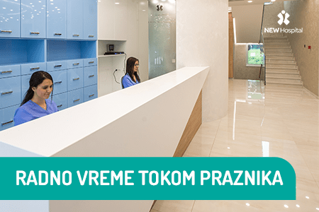 NEW Hospital objavljuje radno vreme za Uskršnje praznike!