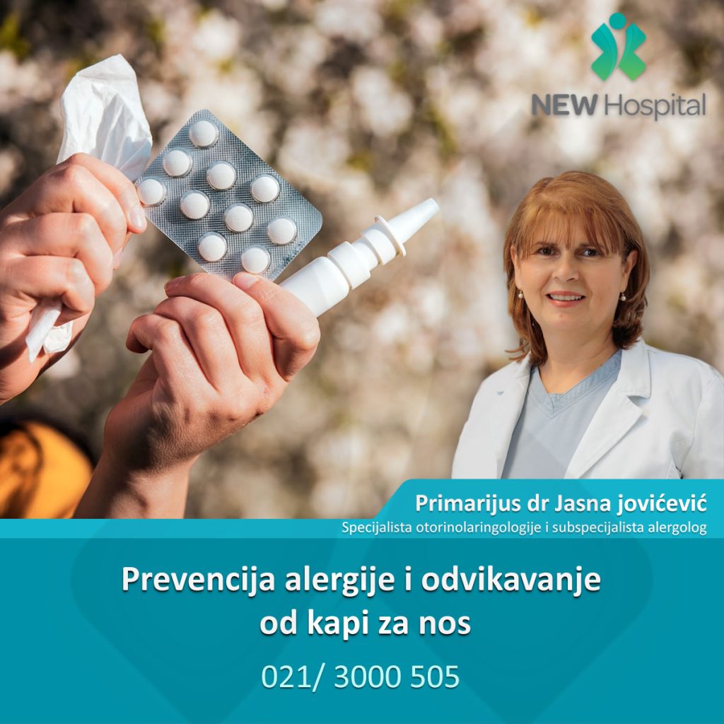 Prevencija alergije i odvikavanje od kapi za nos