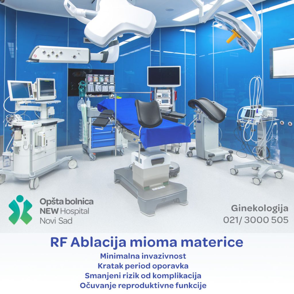 RF Ablacija mioma materice – Revolucionarna procedura u Opštoj Bolnici NEW Hospital