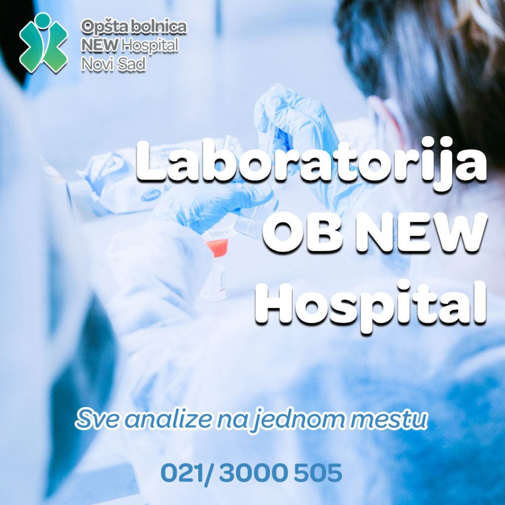 Nova laboratorija u Opštoj bolnici NEW Hospital – Brza i tačna dijagnostika bez čekanja!