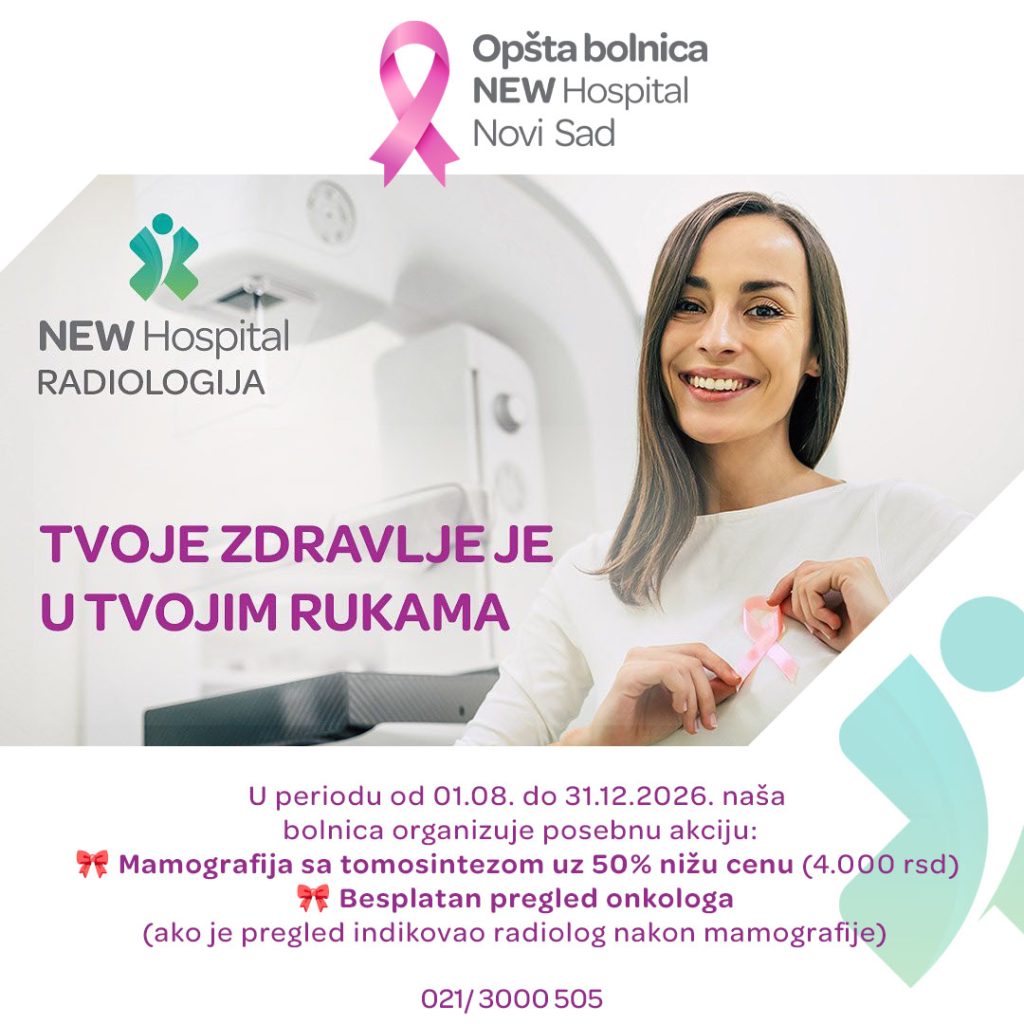 Velika akcija u OB NEW Hospital: Brinite o svom zdravlju na vreme