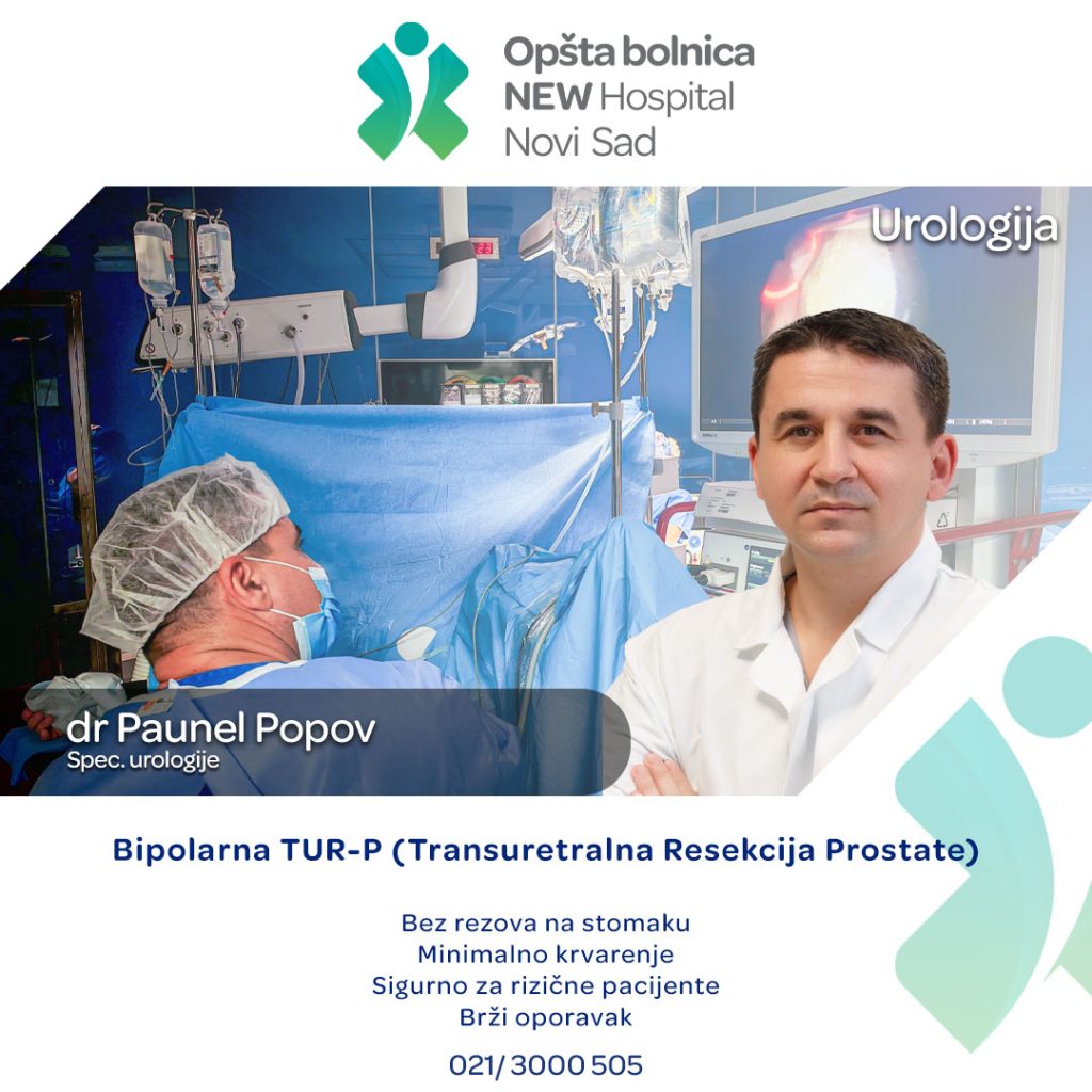 Bipolarna TUR-P operacija prostate: Savremeno i bezbedno rešenje za probleme sa mokrenjem